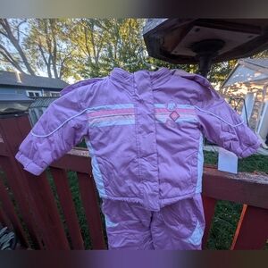 Girls sz 12 Mth, 2 Pc Snowsuit